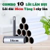 Cây lăn bụi COMBO 10 lõi keo dài 10‑16cm, tặng 1 cây lăn ngẫu nhiên, làm sạch quần áo, sofa, chăn mền - 55.000₫ 2