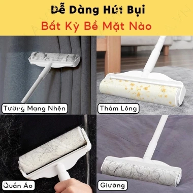 Cây Lăn Bụi Đa Năng 24cm Cán Dài - Siêu Nhẹ Dễ Dùng Giá Chỉ 170.000 VND 2 Cây Lăn Bụi Đa Năng 24cm Cán Dài - Siêu Nhẹ Dễ Dùng Giá Chỉ 170.000 VND 2