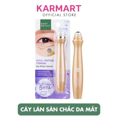 Cây lăn mắt Baby Bright 5hya Peptide Firming Eye Roller Serum 15ml: chống nhăn mắt, làm săn da, giá 99.000đ
