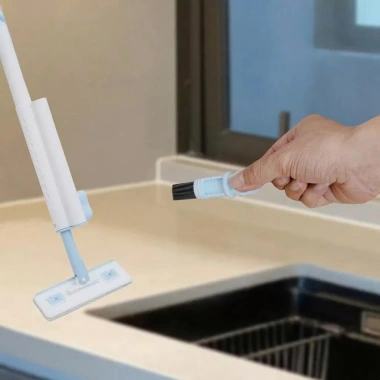 Cây Lau Bàn Bếp Đa Năng Đầu Chổi Xoay 360 Gạt Nước Tiện Lợi - Giá 115.000₫