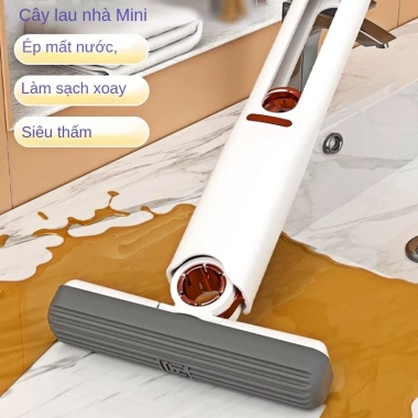 Cây Lau Bàn Bếp Mini 25cm Tự Vắt Thông Minh - Bọt Biển Siêu Thấm, Đa Năng, Gập Gọn, Giá Ưu Đãi 19.500₫