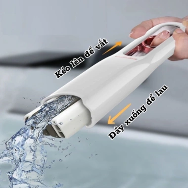 Cây Lau Bàn Bếp Mini 25cm Tự Vắt Thông Minh Bọt Biển Siêu Thấm Gập Gọn 9.500₫
