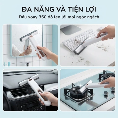 Cây lau bàn bếp mini tự vắt thông minh, bọt biển đa năng, thấm hút sạch vết bẩn - 32.000đ