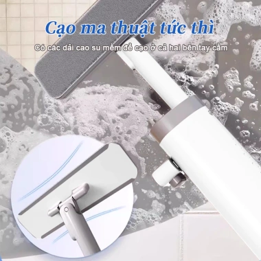 Cây lau bàn bếp tự vắt 2 miếng, gạt nước mini - Giao trong 24h, chỉ 139.000 VND