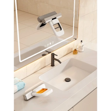 Cây Lau Bếp Đa Năng Mini Cầm Tay Tự Vắt - Dụng Cụ Lau Sàn, Lau Kính Giá 25k 2