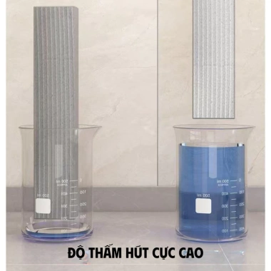 Cây lau bếp mini thông minh tự vắt, bọt biển siêu thấm, cán vuông - 20.999₫
