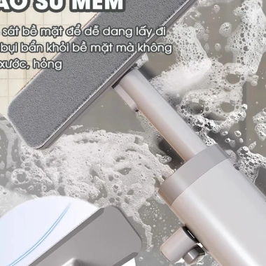 Cây lau bếp tự vắt mini xoay 360 - Lau kính, lau nhà tiện lợi, giá chỉ 129.000đ 4 Cây lau bếp tự vắt mini xoay 360 - Lau kính, lau nhà tiện lợi, giá chỉ 129.000đ 4