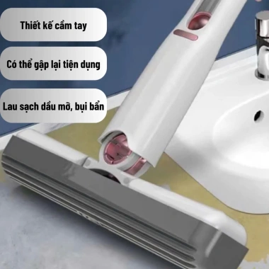 Cây lau bếp tự vắt thông minh - Lau gương kính, làm sạch mọi bề mặt, chỉ 35.000₫