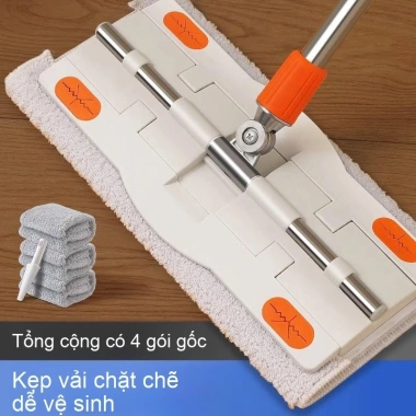 Cây lau bụi tĩnh điện đa năng, thay vải lau, giá 360.000 - sạch nhanh, tiện lợi cho gia đình