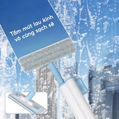 Cây Lau Đa Năng Mini Tự Vắt Xoay 360 Giải Pháp Bếp Tiện Lợi 2.024