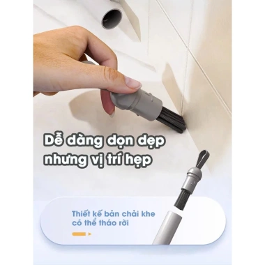 Cây Lau Đa Năng Tự Vắt 2 Trong 1 YATASMART - Lau Bàn, Bếp, Đầu Chổi Xoay Gạt Nước