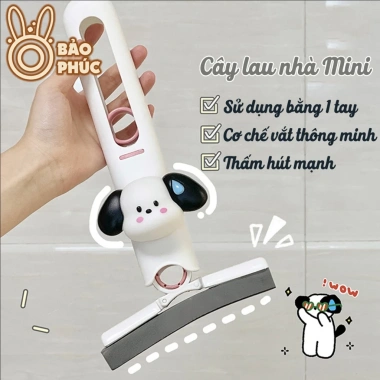Cây lau kính mini cầm tay mút bọt biển tự vắt, gấp gọn, tiện lợi cho cửa kính, bếp, ô tô, giá chỉ 39.900 VND