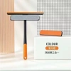 Cây Lau Kính Thông Minh 3 in 1 Đa Năng - Gạt Nước Silicone Xoay 360°, Chống Trượt, Nhỏ Gọn Tiện Lợi 10