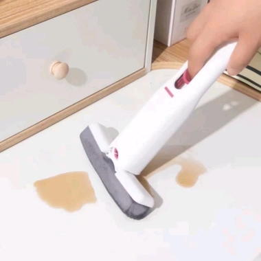 Cây lau kính tự vắt mini gấp gọn, đầu bọt biển thấm hút tốt, tiện lợi 39.000₫