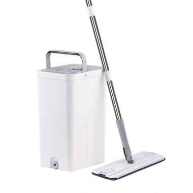 Cây lau nhà 360 độ cho không gian nhỏ - Thông minh tự vắt, gập gọn, giá ưu đãi 400k