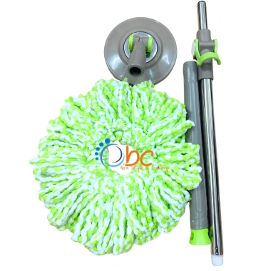Cây lau nhà 360 độ Spin Mop điều chỉnh độ dài 90-130cm, chỉ 35.000₫ 5