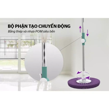 Cây lau nhà 360 độ Sunhouse mâm inox nhựa - hàng chính hãng, giảm giá 145k 6 Cây lau nhà 360 độ Sunhouse mâm inox nhựa - hàng chính hãng, giảm giá 145k 6