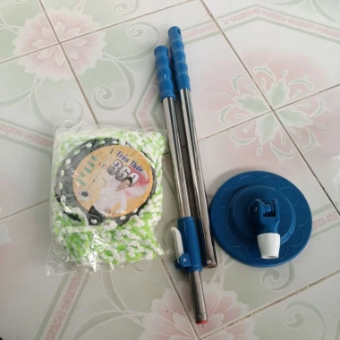 Cây lau nhà 360 độ Trần Thức - Dùng cho thùng lau nhà, giảm giá 95.000đ