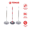 Cây lau nhà 360 Inox Tomas ruột siêu nhẹ, tay cầm bọc PP, giá ưu đãi 180k