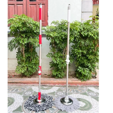 Cây lau nhà 360° tự vắt TOMAS AC012 - Cán chổi thông minh, giá 220k