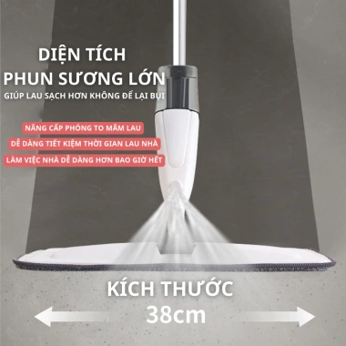 Cây lau nhà Aurora đa năng, chổi tích hợp bình xịt sương, bền bỉ, 89.000₫ 2 Cây lau nhà Aurora đa năng, chổi tích hợp bình xịt sương, bền bỉ, 89.000₫ 2
