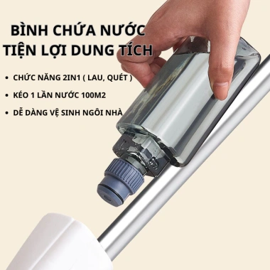 Cây lau nhà Aurora đa năng, chổi tích hợp bình xịt sương, bền bỉ, 89.000₫ 3 Cây lau nhà Aurora đa năng, chổi tích hợp bình xịt sương, bền bỉ, 89.000₫ 3