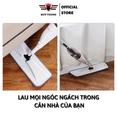 Cây lau nhà Aurora đa năng, chổi tích hợp bình xịt sương, bền bỉ, 89.000₫