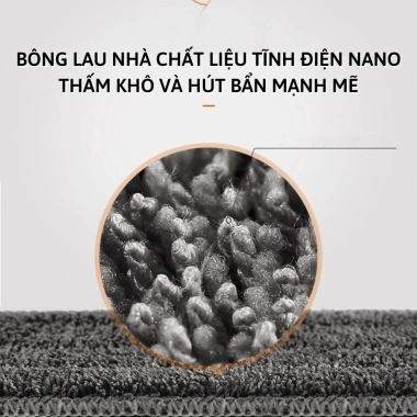Cây lau nhà Aurora đa năng, chổi tích hợp bình xịt sương, bền bỉ, 89.000₫