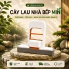 Cây Lau Nhà Bếp Mini Đầu Bọt Biển Đa Năng Linh Hoạt Thấm Hút Mạnh ABS Cao Cấp