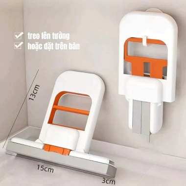 Cây Lau Nhà Bếp Mini Đầu Bọt Biển Đa Năng Linh Hoạt Thấm Hút Mạnh ABS Cao Cấp 3