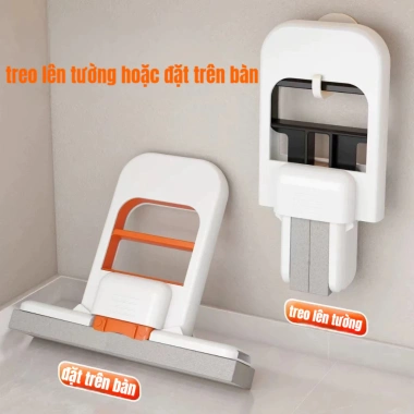 Cây Lau Nhà Bếp Mini Đầu Bọt Biển Đa Năng Linh Hoạt Thấm Hút Mạnh ABS Cao Cấp 7