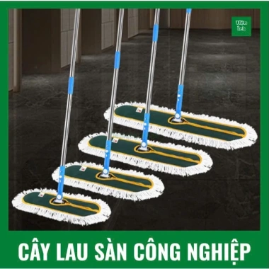 Cây lau nhà công nghiệp sợi cotton xoắn cỡ lớn - Giá 200k cho nhà hàng, khách sạn