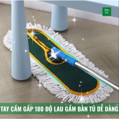 Cây lau nhà công nghiệp sợi cotton xoắn cỡ lớn - Giá 200k cho nhà hàng, khách sạn