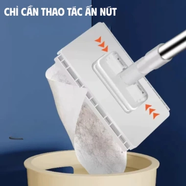 Cây Lau Nhà Đa Năng Easy Kẹp Khăn 360 - Lau Sàn & Bếp, Tiện Lợi, Giá 100.000đ 3
