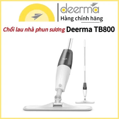 Cây lau nhà Deerma TB800 phun nước xoay 360 độ, phun 95cm2, hàng chính hãng, chỉ 235.000₫