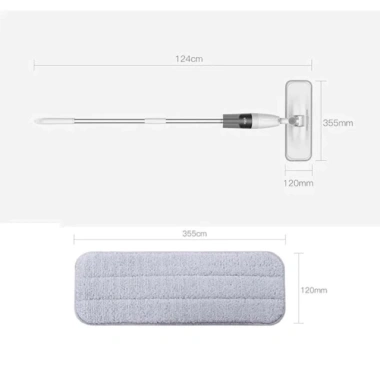 Cây lau nhà Deerma TB800 phun nước xoay 360 độ, phun 95cm2, hàng chính hãng, chỉ 235.000₫