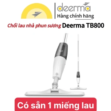 Cây lau nhà Deerma TB800 phun nước xoay 360 độ, phun 95cm2, hàng chính hãng, chỉ 235.000₫