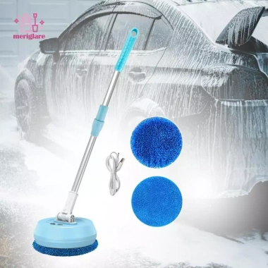 Cây lau nhà điện tay cầm dài đa năng, chà sàn khô ướt cho ô tô và trần cửa – giá ưu đãi 521.400 VND 5