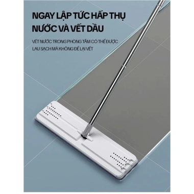 Cây Lau Nhà DKSTORE PRO - Thùng Tự Vắt Thông Minh, Chổi Xoay 360 độ, 3 Miếng Lau, 220.000 VND
