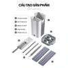 Cây Lau Nhà DKSTORE PRO - Thùng Tự Vắt Thông Minh, Chổi Xoay 360 độ, 3 Miếng Lau, 220.000 VND 7