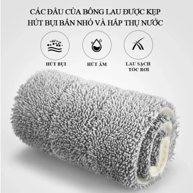 Cây lau nhà DREAMOFLOVE - Chổi lau sàn đa năng, phun sương, bình xịt, sạch mọi ngóc ngách, 154.700₫ 7