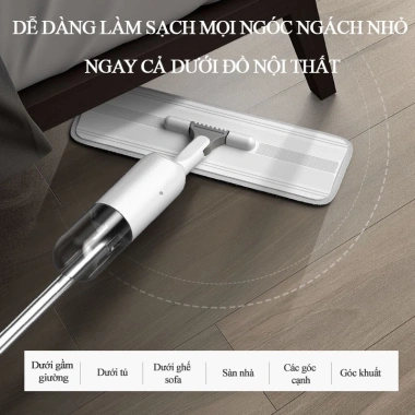Cây lau nhà DREAMOFLOVE - Chổi lau sàn đa năng, phun sương, bình xịt, sạch mọi ngóc ngách, 154.700₫ 8