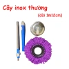 Cây lau nhà inox 360 độ kèm bông lau tím - Samba giảm giá 60k, giá gốc 78k 10
