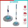 Cây Lau Nhà Inox 360 TOMAS Cao Cấp Mâm Xoay Bông Tăm Siêu Lì Giá 200.000 VND