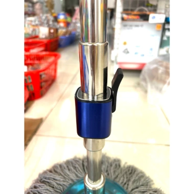 Cây Lau Nhà Inox 360 TOMAS Cao Cấp Mâm Xoay Bông Tăm Siêu Lì Giá 200.000 VND