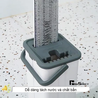 Cây lau nhà Maxspect MC01 tách nước bẩn tự vắt, chổi xoay 360°, giảm còn 179k 7 Cây lau nhà Maxspect MC01 tách nước bẩn tự vắt, chổi xoay 360°, giảm còn 179k 7
