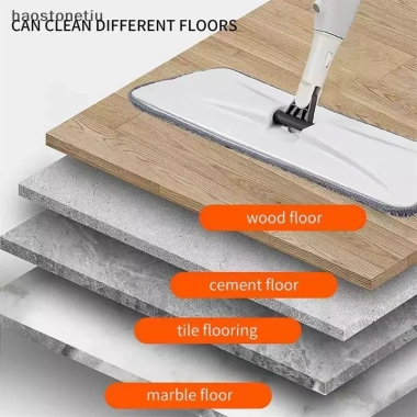 Cây Lau Nhà NS Dual Use 3 miếng tái sử dụng, lau bụi khô & ướt - Giá chỉ 203.688 VND
