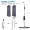 Cây Lau Nhà NS Dual Use 3 miếng tái sử dụng, lau bụi khô & ướt - Giá chỉ 203.688 VND 10