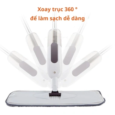 Cây Lau Nhà Phun Sương AURORA Thông Minh Bộ Chổi Đa Năng, Bình Xịt Xoay 360, Giá 21.499 VND