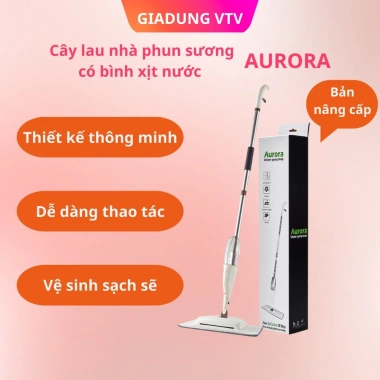 Cây Lau Nhà Phun Sương AURORA Thông Minh Bộ Chổi Đa Năng, Bình Xịt Xoay 360, Giá 21.499 VND 4 Cây Lau Nhà Phun Sương AURORA Thông Minh Bộ Chổi Đa Năng, Bình Xịt Xoay 360, Giá 21.499 VND 4